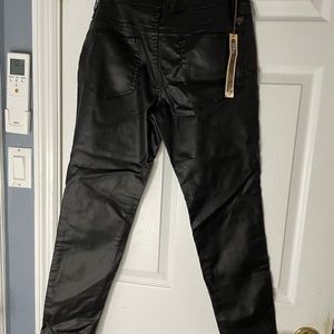 Leather jeans